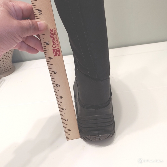 Kamik rocket winter insulated waterproof black snow boots big kid juniors size 7 - Picture 13 of 14